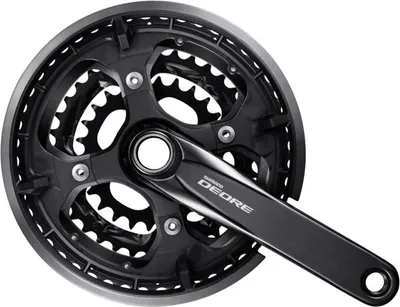 Produktbild von Shimano Deore FC-T6010, Fahrrad-Kurbelwellen-Set, Schwarz