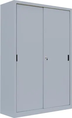 Produktbild von XXL Schiebetürenschrank Aktenschrank Sideboard aus Stahl 195x120x45cm 550160