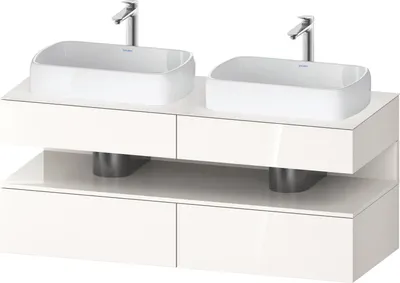 Produktbild von DURAVIT QA4767022220000 QTG KWTU WH Ek. 1400x550x600 Wß Hgl.