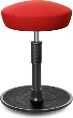 Produktbild von Sitz- Stehhocker Free Regular Hutsitz skai Dynactiv Makari 160 Rot schw. /schw..