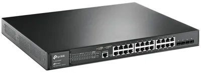 Produktbild von TP-Link Omada SG3428MP, Managed, L2+, Gigabit Ethernet (10/100/1000), Power over Ethernet (PoE), Rack-Einbau, 1U