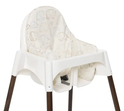 Obrázek produktu pro Jollein 561-531-68110, Potah na dětskou židli, Béžová, Bílá, Polyester, Termoplastický elastomer (TPE), Vzorovaný, Chlapec/děvče, 360 mm