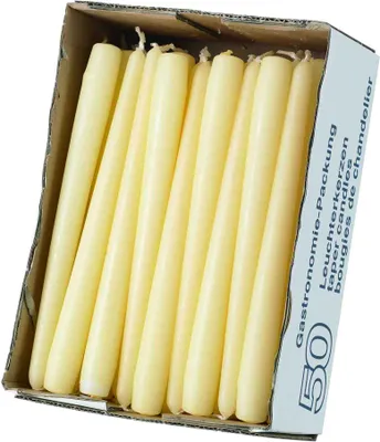 Image de 50 bougies pointues champagne