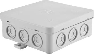 Produktbild von N7 Fastbox Aufputz-Installationsdose 100x100x38mm, selbstverriegelnd, grau