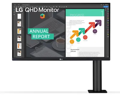 Zdjęcie produktu dla LG 27QN880-B, 68,6 cm (27"), 2560 x 1440 px, Quad HD, LCD, 5 ms, Czarny