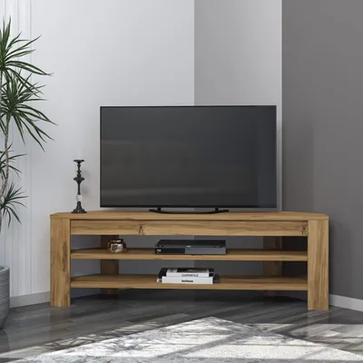 Immagine prodotto di Venezze - Mobile Porta tv, 120x30x40h cm Marrone Rovere, 2 Ripiani
