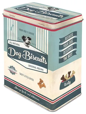 Immagine prodotto di Nostalgic-Art - Vorratsdose L - PfotenSchild - Biscotti per cani