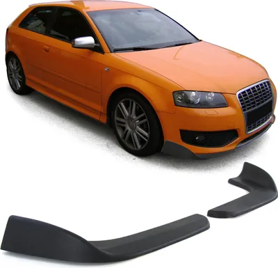 Produktbild von Front Spoiler Flaps Cup Wings flach universal Schwarz Performance 7