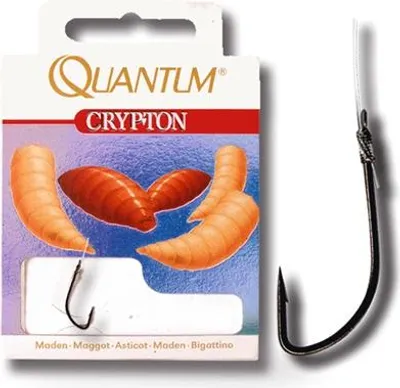 Produktbild von Quantum Hakengröße 14 Crypton Maden Vorfachhaken schwarz Vorfach: 40cm Vorf.-Schn. Ø 0,12mm