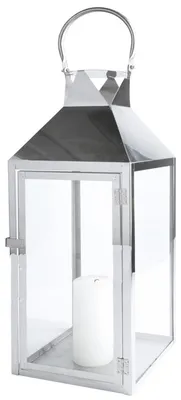 Edelstahl-Laternen 54x18x18cm