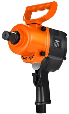 Productafbeelding van VEVOR luchtdruk schroefmachine, 2,54 cm aandrijving, dubbele slagmechanisme, tot 1626 Nm terugdraaimoment, 4600 omwentelingen per minuut, 6-versnellingen. Geschikt voor zware autoreparaties en -onderhoud