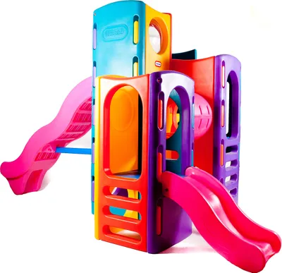 Image de Little Tikes Big Monkey Grove aire de jeux avec toboggans