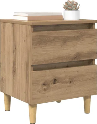 Produktbild von vidaXL Bettschrank Artisan-Eiche 40 x 35 x 50 cm Holzwerkstoff