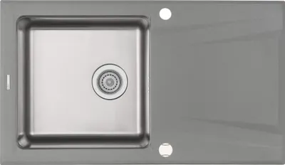 Produktbild von 1-bowl granite-steel sink with drainer