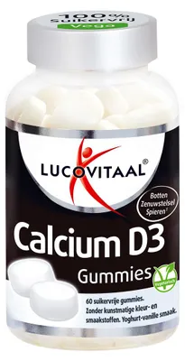 Productafbeelding van Lucovitaal Calcium D3 (60 gummies)