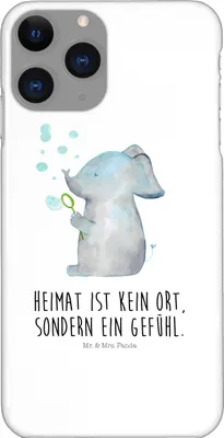 Produktbild von Mr. & Mrs. Panda Iphone 11 Pro Handyhülle Elefant Seifenblasen - Weiß - Geschenk, Handy Case, Liebesspruch, Rüsseltier, Elefanten, Lustige Sprüche, Dickhäuter, Liebe