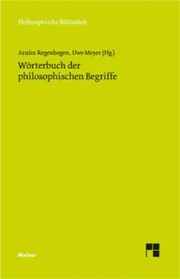 Produktbild von Wörterbuch der philosophischen Begriffe