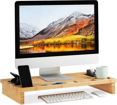 Immagine prodotto di Supporto per monitor in bambù
