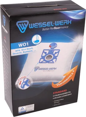 Produktbild von 4 x WO1 = Swirl Y98 Staubsaugerbeutel für Dirt Devil Privileg Severin Bomann Swirl