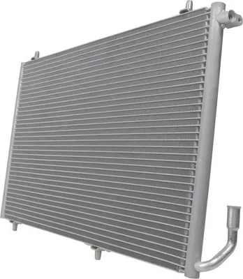 Produktbild von Kondensator Klimaanlage ohne Trockner Kühlrohre parallel HELLA für PEUGEOT 206+
