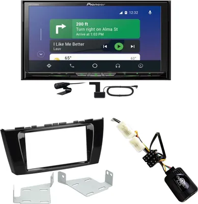 Produktbild von Pioneer AVH-Z9200DAB CarPlay Android Auto CD Einbauset für Mitsubishi Space Star