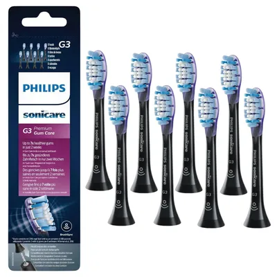 Produktbild von Philips Sonicare G3 Premium Gum Care HX9058/95 Bürstenköpfe 8er Pack Schwarz Original