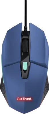 Obrázok produktu pre Trust GXT109B FELOX, Všestranný, USB Typ-A, 6400 DPI, Modrá