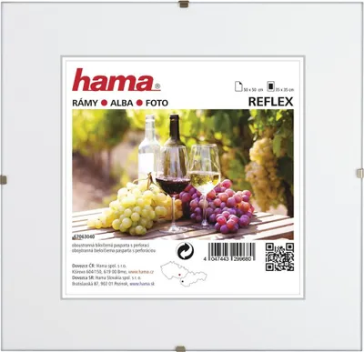 Immagine prodotto di Hama Clip-Fix, vetro normale, 50x50 cm