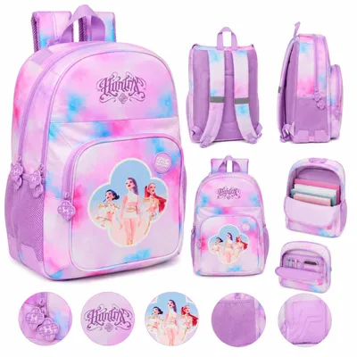 Zdjęcie produktu dla Plecak Szkolny Dwukomorowy K-Pop Demon Hunters Huntrix 42Cm