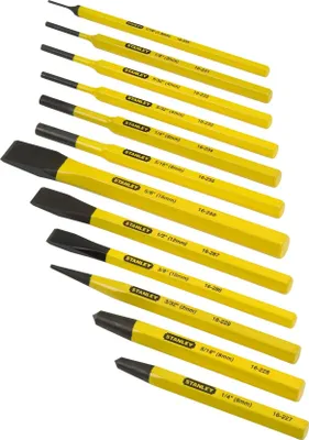 Image de STANLEY LAME DE COUPE + POINTS SET DE 12 Pcs.