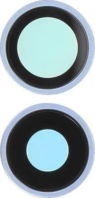 Immagine prodotto di Clappio, set completo di lenti per fotocamera iPhone 17 di ricambio, nero/blu