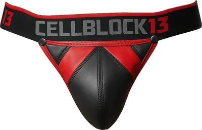 Obrázek produktu pro CELLBLOCK 13 Anti-Chrome Snap Up Jockstrap Red - Größe XXL