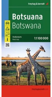 Obrázek produktu pro Mapa silnic Botswany, vydavatelství freytag & berndt, měřítko 1:1 100 000.