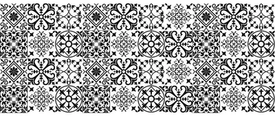 Produktbild von AZULEJOS Sichtschutzfolie – Selbstklebende Fensterfolie für Fenster und Duschtüren – 40 x 100 cm