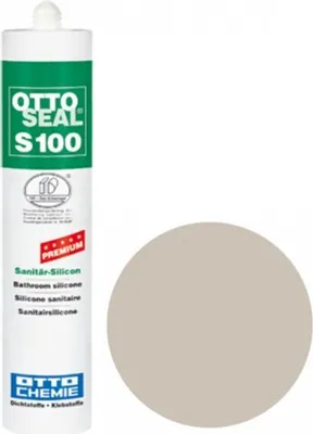 Produktbild von OTTOSEAL S100 Premium-Sanitär-Silikon 300ml C1010 graurot