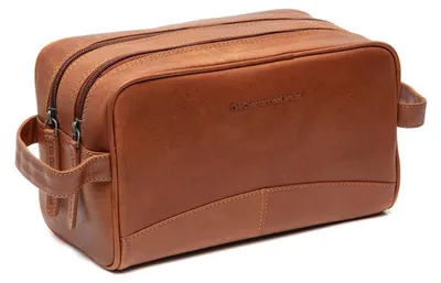 Productafbeelding van The Chesterfield Brand toilettas Stacey Toilet Bag Cognac bruine