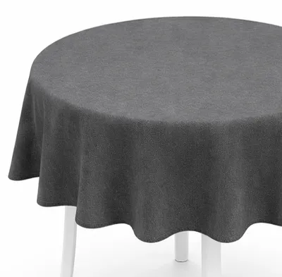 Zdjęcie produktu dla Obrus ogrodowy z miękkiej pianki, średnica 140 cm – antracytowy