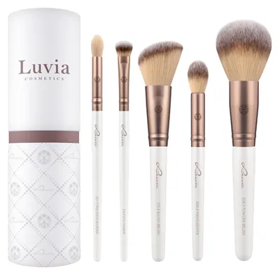 Immagine prodotto di Luvia, set di pennelli da trucco vegani, 5 pezzi