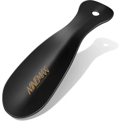 Obrázok produktu pre Nerezový obuvník, 19 cm, krátky, čierny, strieborný, stabilný, cestovný, mini