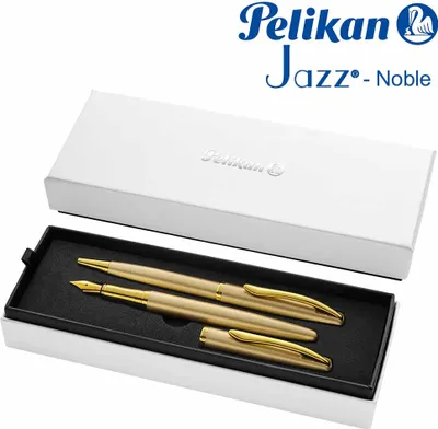 Produktbild von Pelikan Füller & Kugelschreiber Jazz Noble Elegance Gold Gelb Geschenkbox
