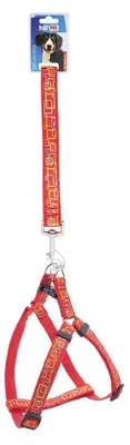 Produktbild von Happet SP53 Leine mit Geschirr Set Gestreiftes Nylonband