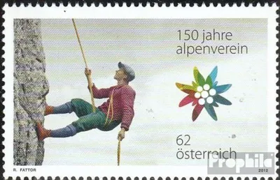 Produktbild von Briefmarken Österreich 2012 Mi 2974 (kompl.Ausg.) gestempelt Alpenverein
