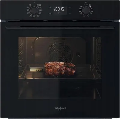 Zdjęcie produktu dla Whirlpool OMK58CU1SB, Średni, Kuchenka elektryczna, 71 l, 71 l, Katalityczne, Wbudowany