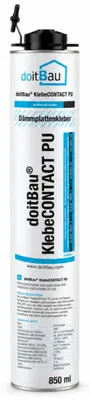 Produktbild von 2 Dosen PolyurethanEPS Dämmstoffkleber je 850ml XPS Klebeschaum Dämmplattenkleber Perimeterkleber Fugenschaum Fassade