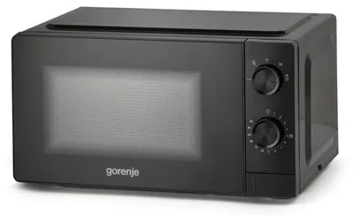 Produktbild von Gorenje MO20CE1B5, Arbeitsplatte, Kombi-Mikrowelle, 20 l, 700 W, Drehregler, Schwarz