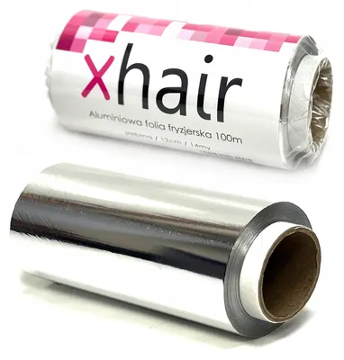 Produktbild von Friseur Alufolie xhair 100 m Rolle für Strähnchen und Balayage