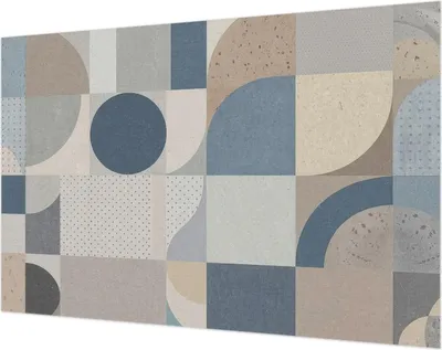 Zdjęcie produktu dla Tapeta ścienna – tapeta dekoracyjna do salonu – folia tapetowa do dekoracji ścian – 104 x 70 cm – geometryczna mozaika