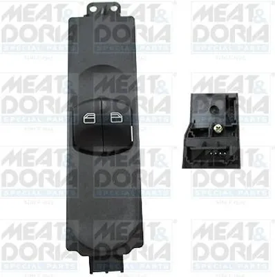 Produktbild von MEAT & DORIA 26196 Fensterheberschalter passend für MERCEDES-BENZ SPRINTER 3,5-t Pritsche/Fahrgestell (906) Vorne Links Fensterheber Schalter