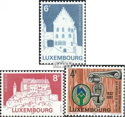 Produktbild von Briefmarken Luxemburg 1982 Mi 1058-1059,1060 (kompl.Ausg.) postfrisch Sondermarken