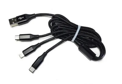 Immagine prodotto di Cavo Msonic Mlu621 3W1, con connettori Micro USB/USB-C/Lightning